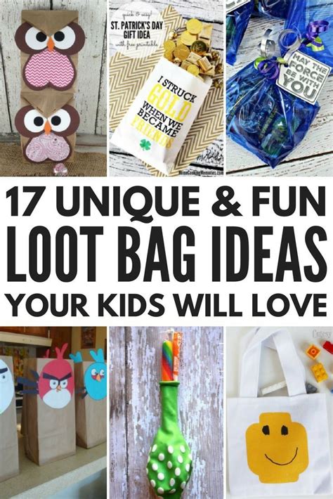 unique goodie bags for kids